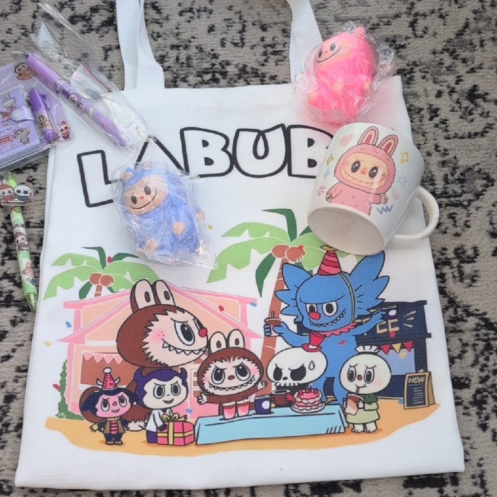 Monster Character Tote Bag And Accessories